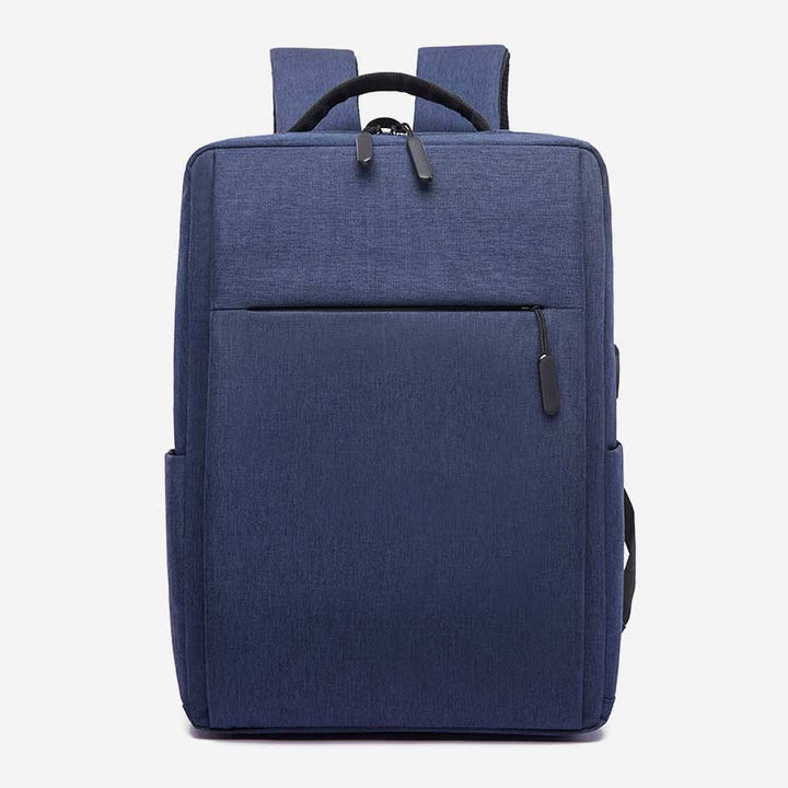 Multifunktionaler, robuster, atmungsaktiver Reise-Laptop-Rucksack mit großer Kapazität und USB-Ladeanschluss
