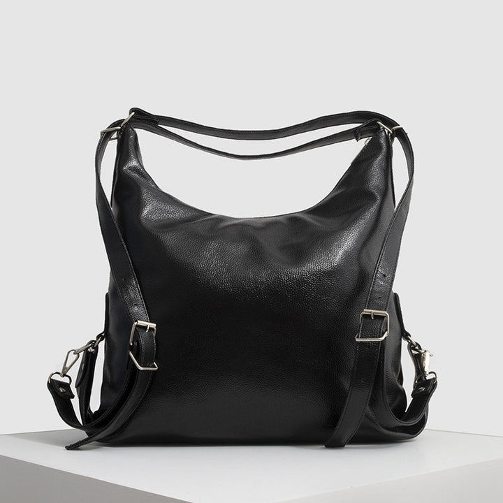 2-in-1-Leder-Tragerucksack, Umhängetasche, Retro-Reise-Tagesrucksack
