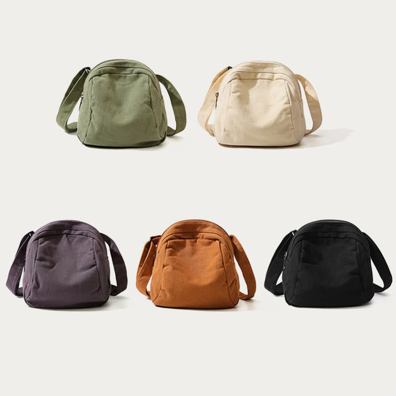 Lässige Umhängetasche für Damen aus Canvas, einfache Reisetasche