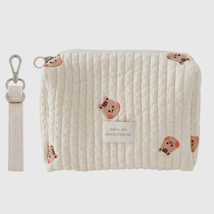 Stickerei Baumwolle Baby Windel Tasche Organizer Tasche Reise Mama Tasche
