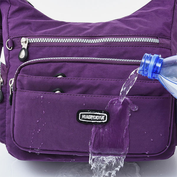Wasserdichte Umhängetasche aus Nylon mit mehreren Taschen