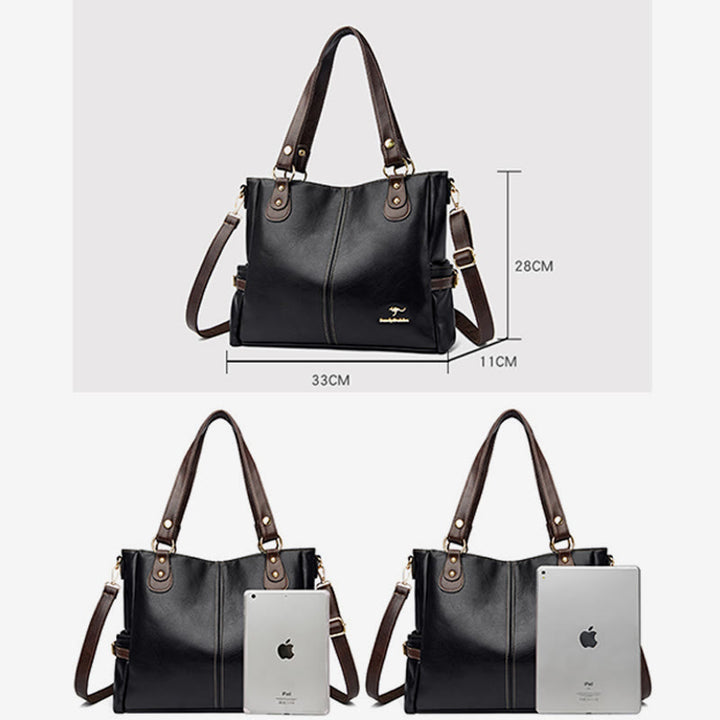 Helle Farbe Handtasche Tote Frauen Dating Große Umhängetasche Leder Geldbörse - image 11