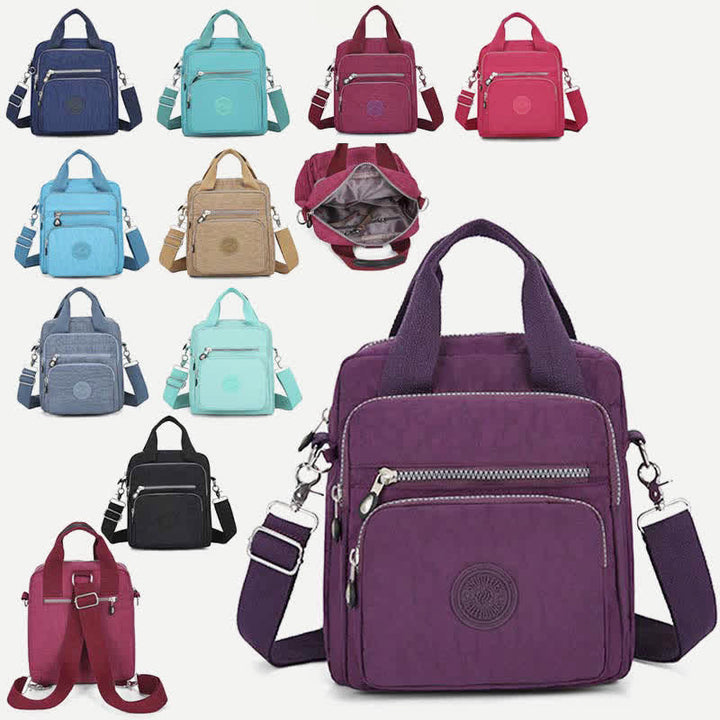 Leichte Umhängetasche aus Nylon für Damen, Handtasche mit mehreren Taschen, Schultertaschen