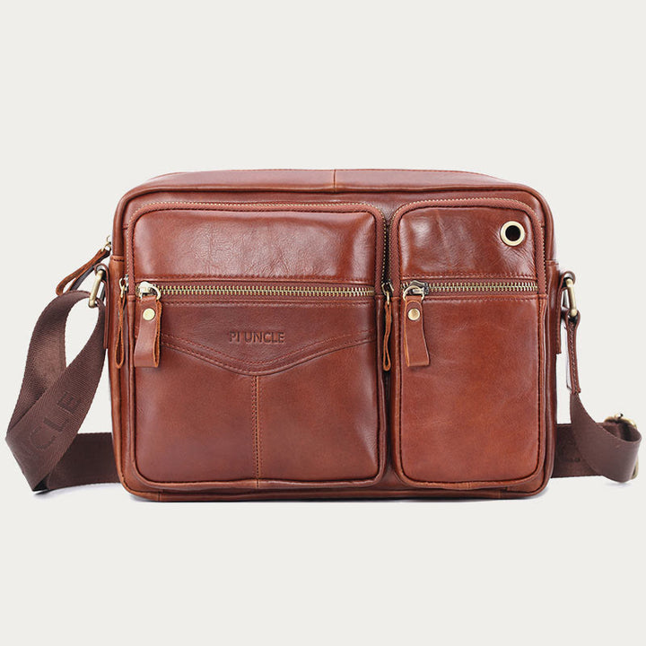 Messenger Bag für Herren, Business, einfarbig, geräumige Umhängetasche