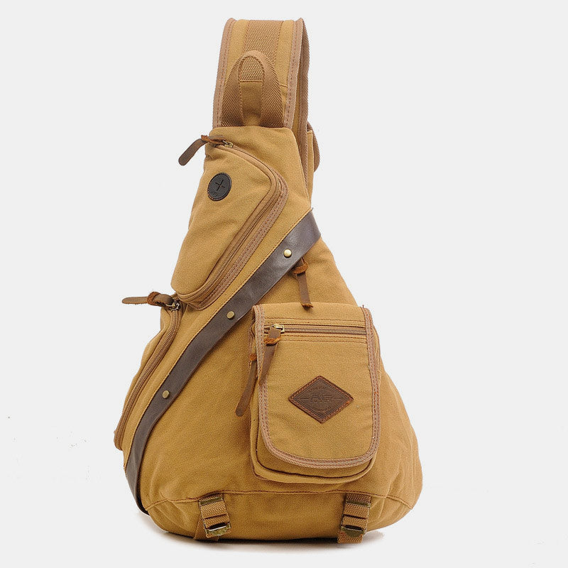 Große Kapazität Retro Sling Bag Messenger Bag