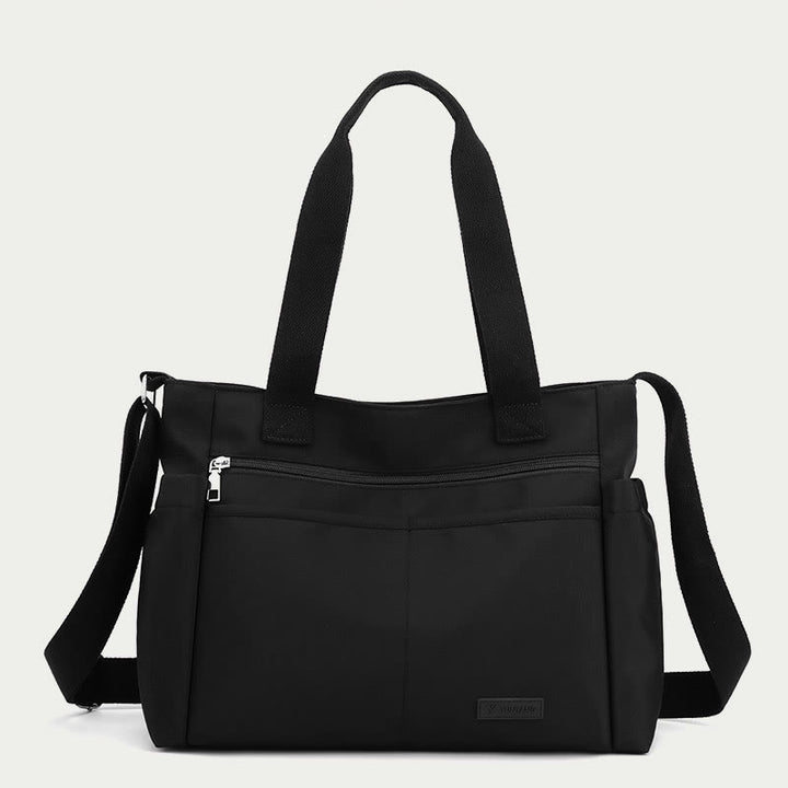 Minimalistische Tragetasche für Damen, große Handtasche aus Nylon für die Schule und Fitness