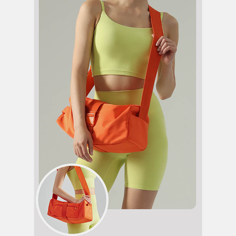 Leichte Umhängetasche mit Schultergurt, Reisetasche, Sporttasche, Sporttasche