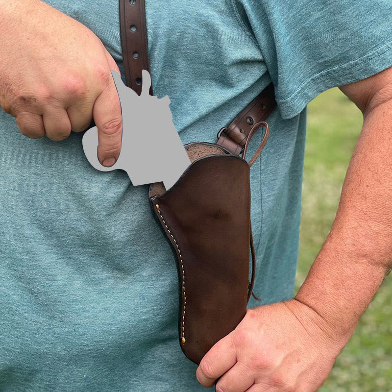 Mittelalterliches Leder-Schulterholster für Damen und Herren, Retro-Theater-Requisite