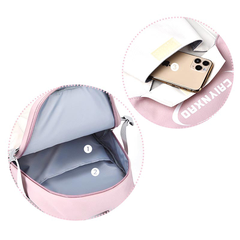 Leichter Schulrucksack, lässiger Tagesrucksack, College-Laptop-Rucksack für Damen