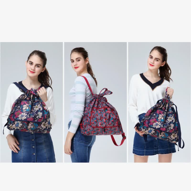 Multifunktionaler faltbarer Rucksack mit Trageband