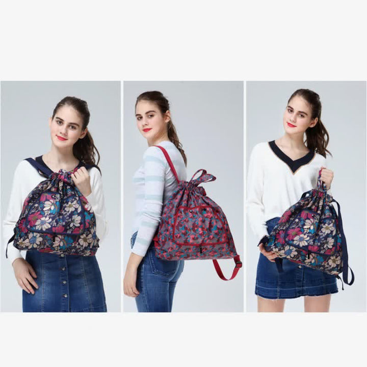 Multifunktionaler faltbarer Rucksack mit Trageband
