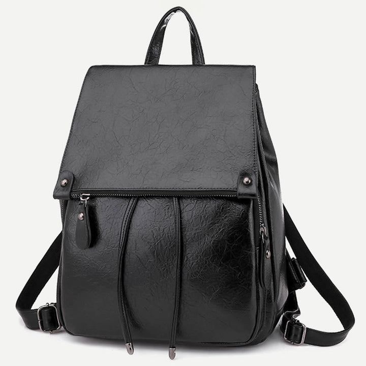 Rucksack für Damen, großes Fassungsvermögen, wasserdicht, Tagesrucksack aus PU-Leder