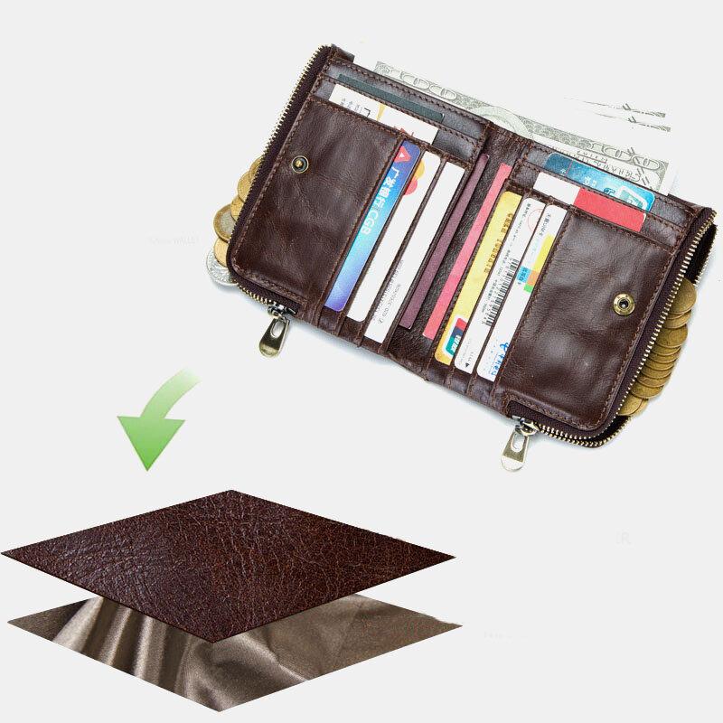 RFID-Diebstahlschutz-Geldbörse mit mehreren Steckplätzen