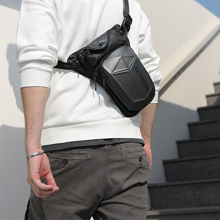 Hüfttasche für Herren, wasserdicht, lässig, Outdoor-Beintasche