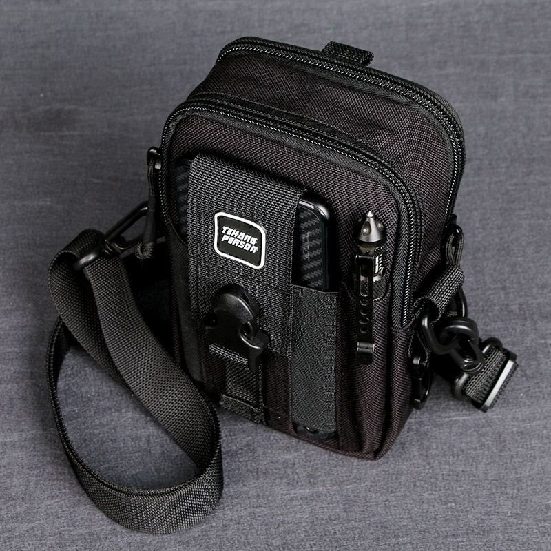 Taktische Hüfttasche mit Gürtelschlaufe, Handytasche für 7,5 Zoll Mobiltelefone mit Umhängegurt