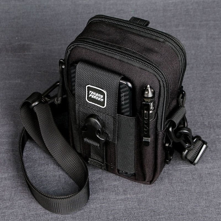 Taktische Hüfttasche mit Gürtelschlaufe, Handytasche für 7,5 Zoll Mobiltelefone mit Umhängegurt