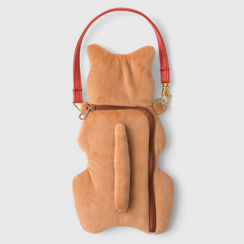 Handytasche für Damen, süßer Shiba Inu, transparenter Touchscreen