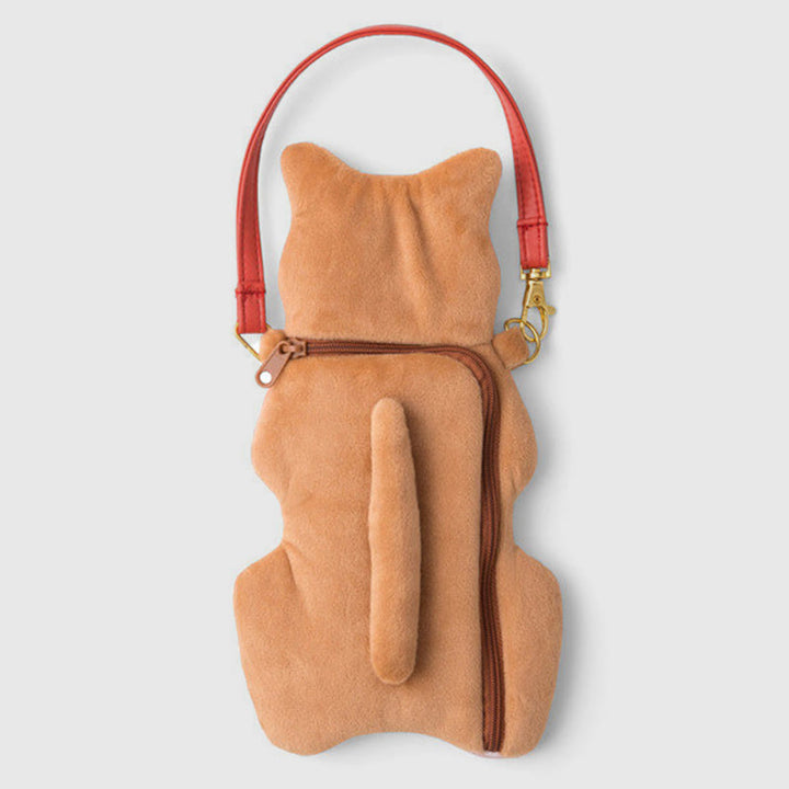 Handytasche für Damen, süßer Shiba Inu, transparenter Touchscreen