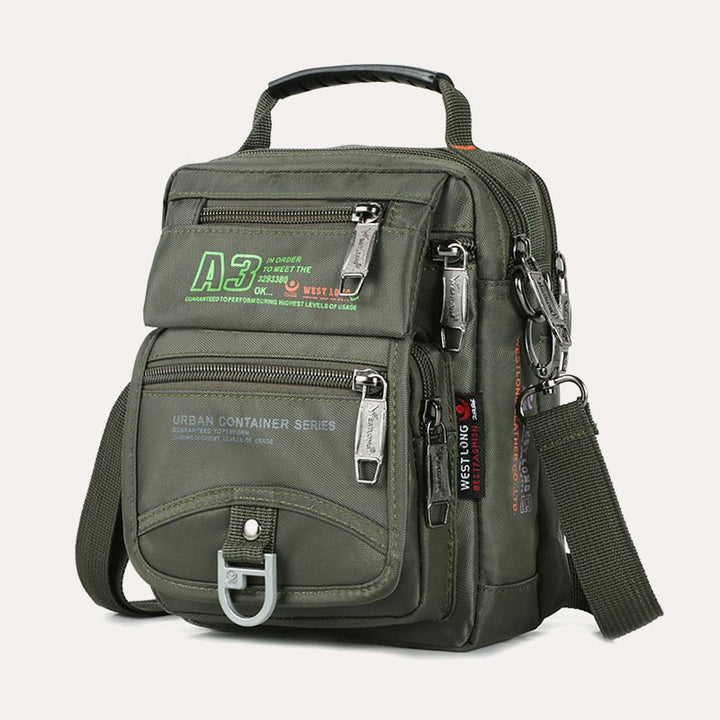 Nylon-Geldbörse mit mehreren Taschen, lässige Umhängetasche, Schultertasche, Reise-Brusttasche