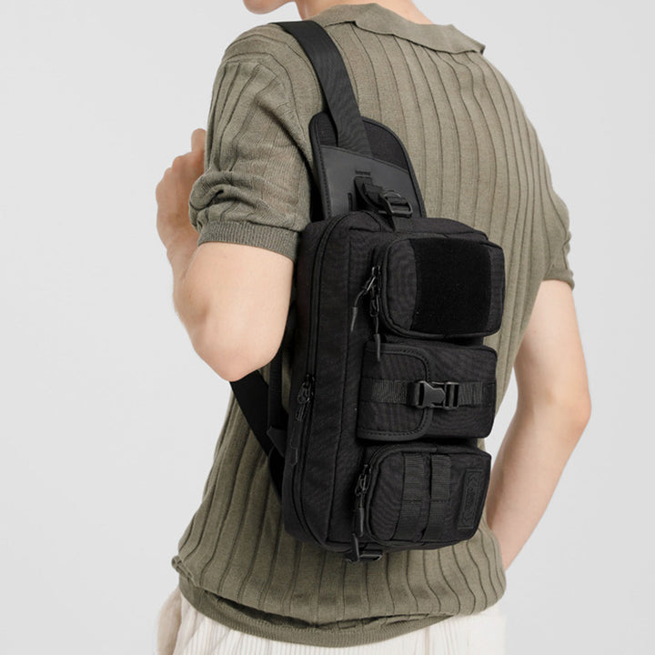 3-Wege-Verwendung Große Kapazität Wasserdicht Atmungsaktiv Bequem Casual Sling Bag Hüfttasche