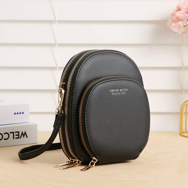 Kleine Umhängetasche, Handy-Geldbörse, Schulter-Handtasche, Kreditkarten-Geldbörse
