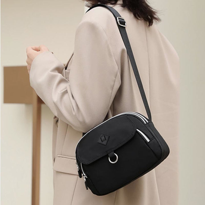Umhängetasche für Damen, minimalistische, wasserdichte, lässige Schultertasche aus Nylon