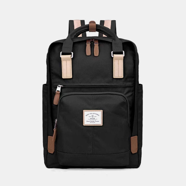 Rucksack für Studenten im Teenageralter, einfacher, leichter Computer-Tagesrucksack mit mehreren Taschen