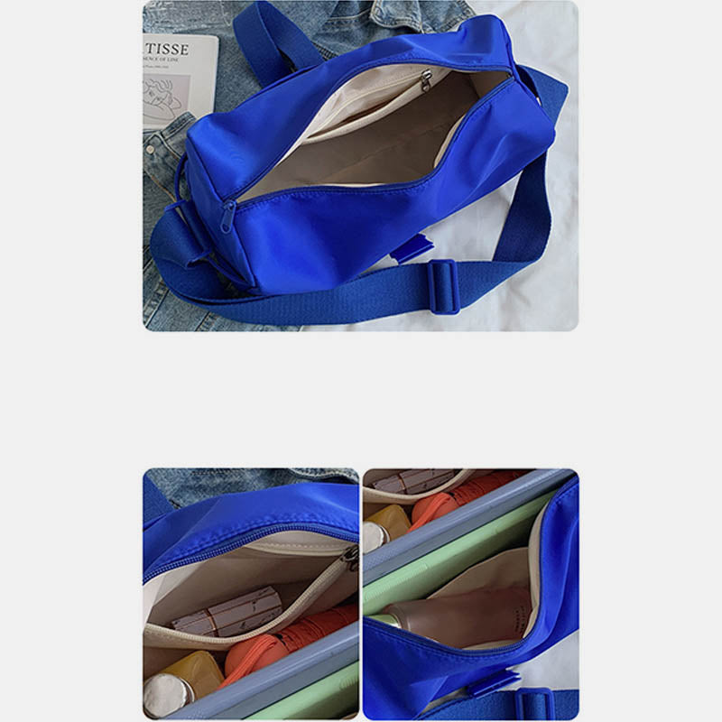 Leichte Umhängetasche mit Schultergurt, Reisetasche, Sporttasche, Sporttasche