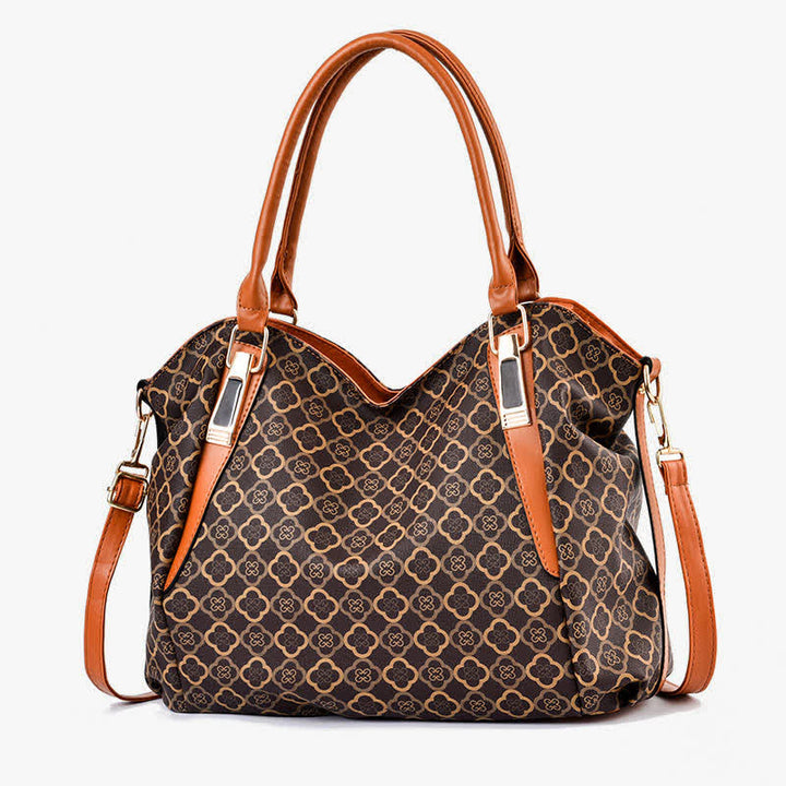 Hobo-Tasche aus Leder mit großem Fassungsvermögen, multifunktionale Schultertasche