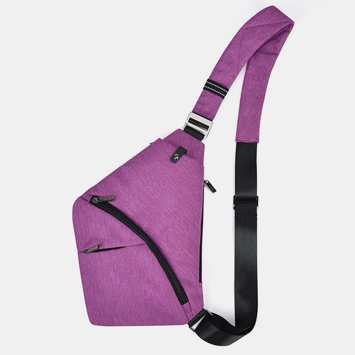 Leichte, wasserdichte Sling-Packung, lässige Brusttasche zum Radfahren und Wandern, Umhängetasche