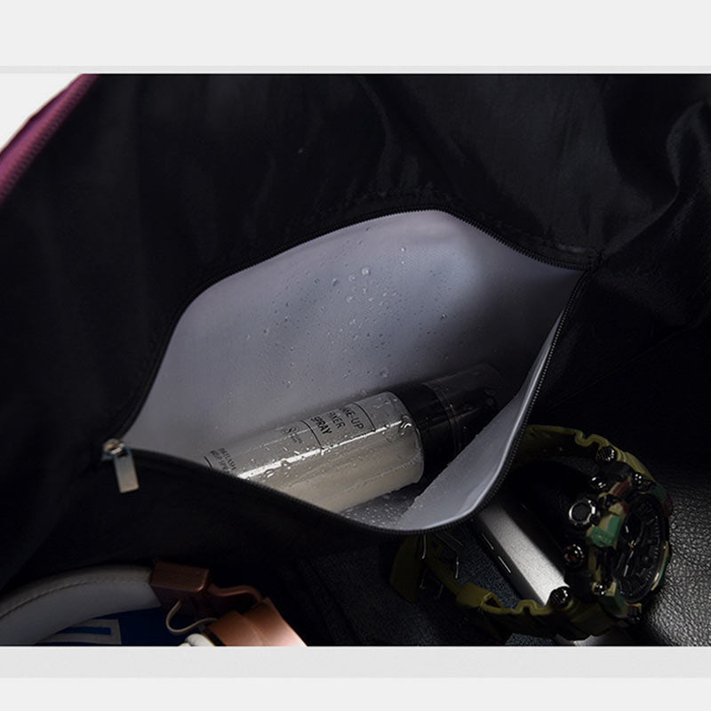 Wasserdichte, leichte, erweiterbare Fitness-Reisehandtasche mit großem Fassungsvermögen