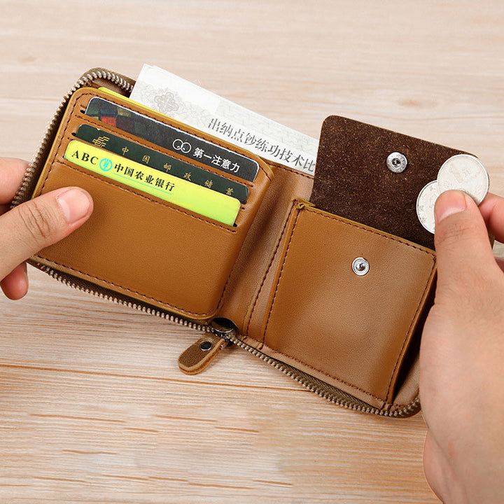 RFID wasserdichte leichte kurze Geldbörse