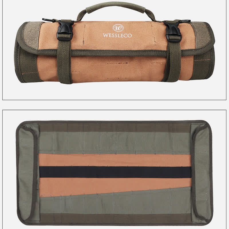Werkzeugtasche zum Aufrollen, Werkzeugtasche zum Aufrollen, Handtasche, Schultertasche, Werkzeug-Organizer