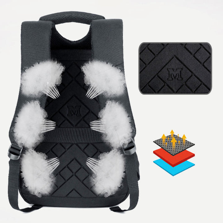 Rucksack für Männer Business Anti-Diebstahl Laptop Nylon Große Kapazität Daypack