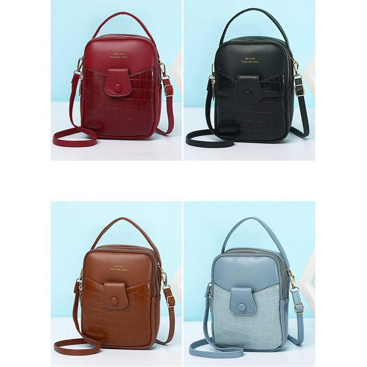 Kleiner Rucksack für Damen, Mehrzweck-Design, Handtasche, Umhängetasche