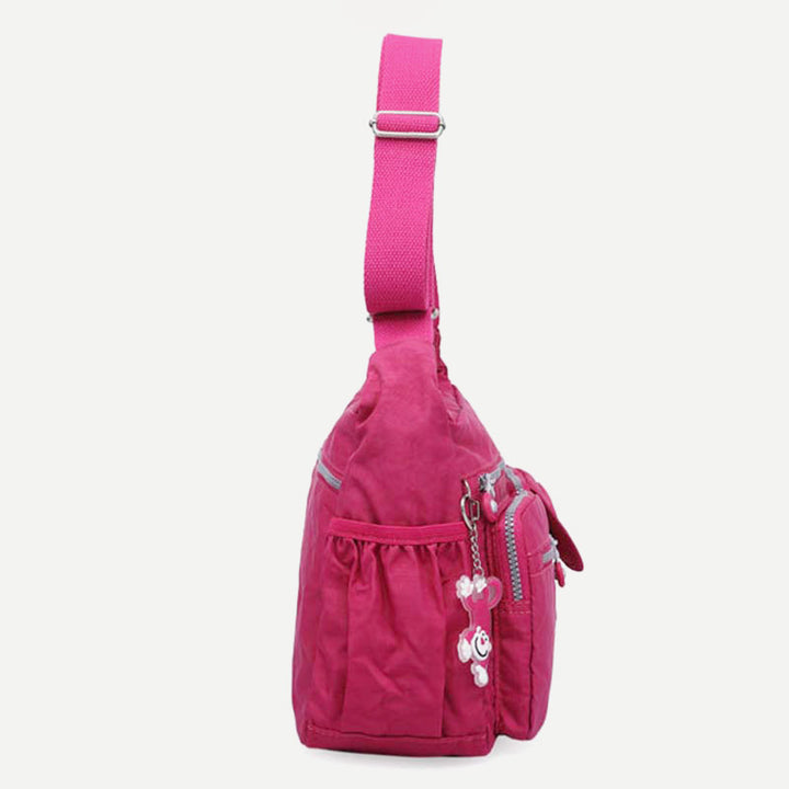 Damen Umhängetasche aus Nylon mit mehreren Taschen, Reise-Schultertasche, Umhängetasche