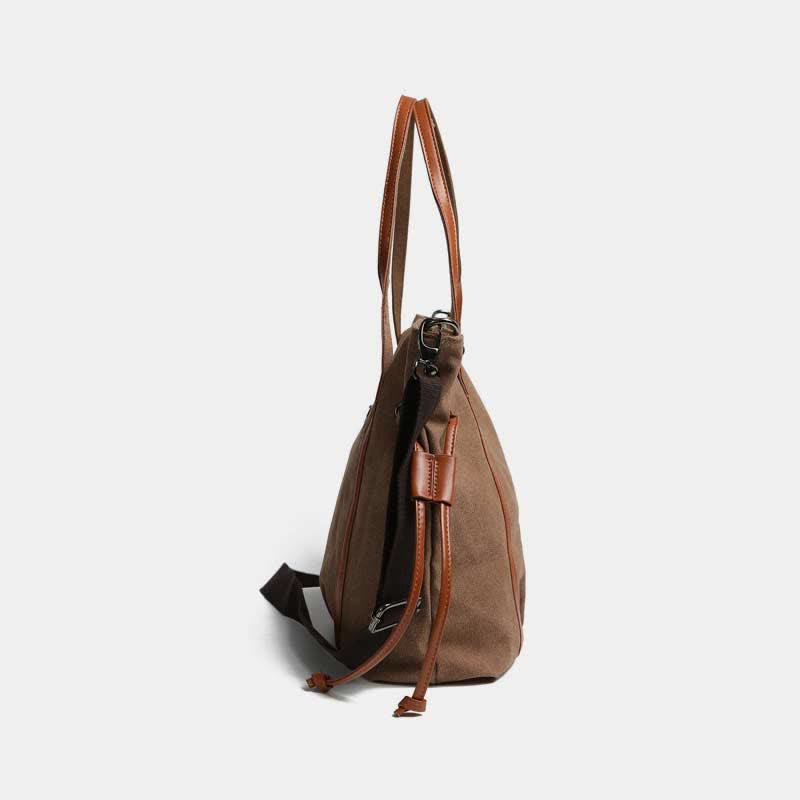 Vintage Casual Hobo Bag Canvas Tägliche Schultertasche Shopper Handtasche