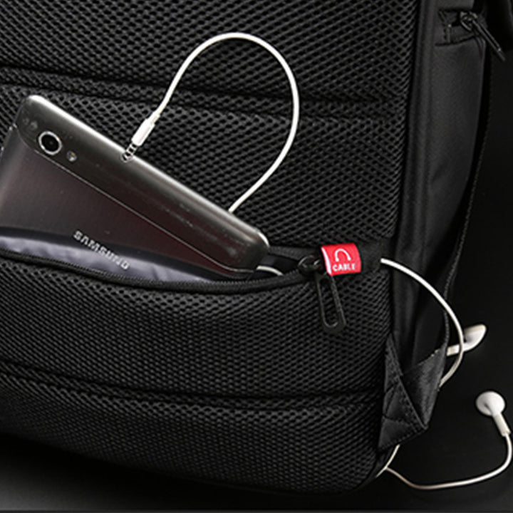 Extra großer Laptop-Rucksack, College-Business-Computer-Rucksack mit USB-Ladeanschluss