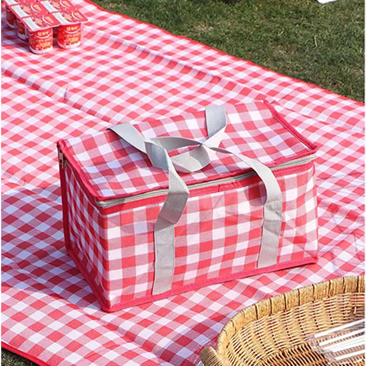 Kühltasche für Ausflüge, Reisen, Picknickkorb aus verdickter Aluminiumfolie