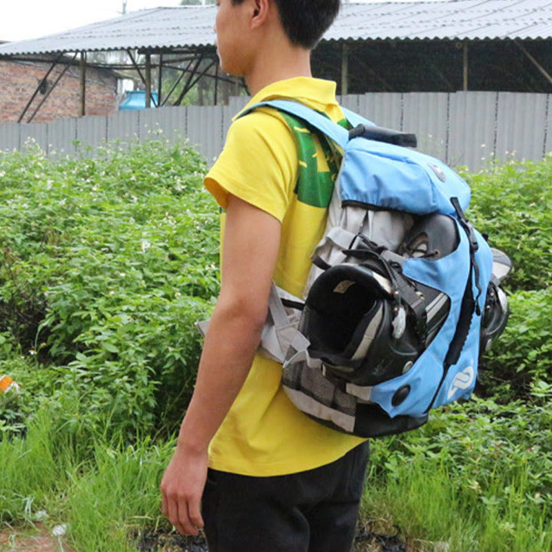 Mehrfarbige Rollschuhtasche für Männer und Frauen, Sportrucksack