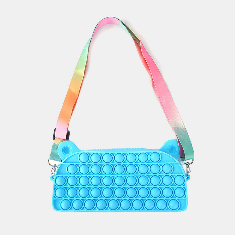 Süße Schultertasche für Kinder Silica Gel verstellbare Umhängetasche