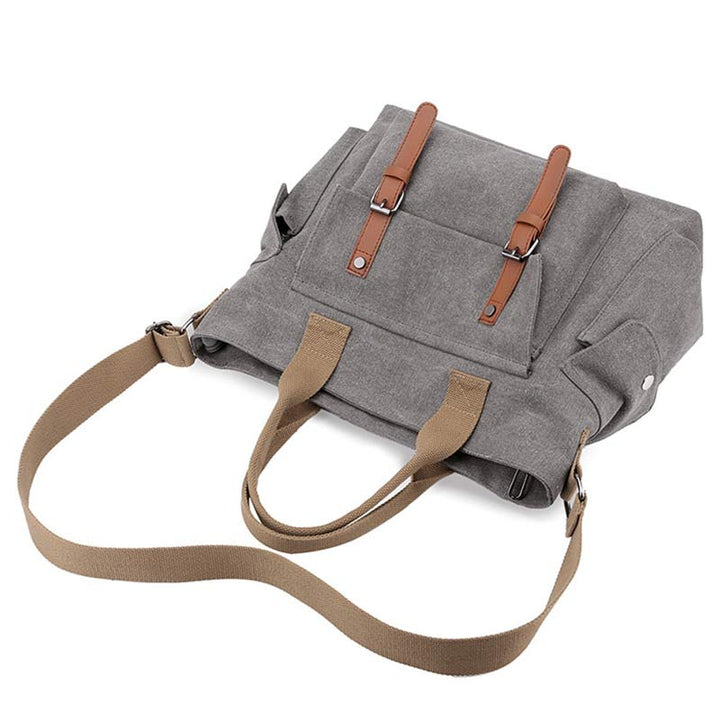 Große Kapazität Damen Canvas Tote Casual Crossbody Schulter Handtaschen Messenger Bag