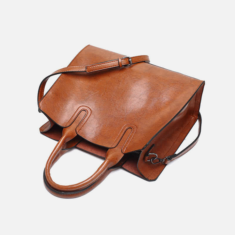 Business-Tragetasche für Damen, Arbeitstasche, lässige Lederhandtasche