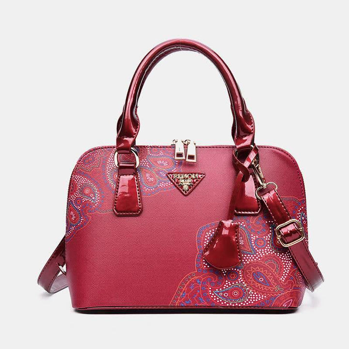 Damen Umhängetasche mit Blumenmuster, Umhängetasche, Schultertasche