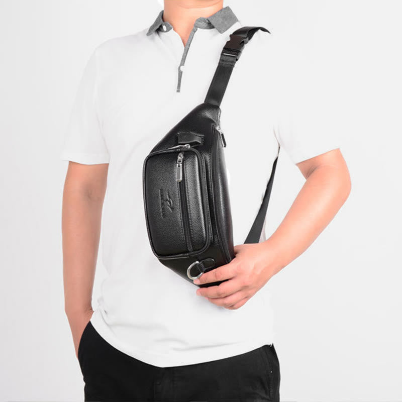 Gürteltasche für Männer, intime, lässige Umhängetasche mit großer Kapazität