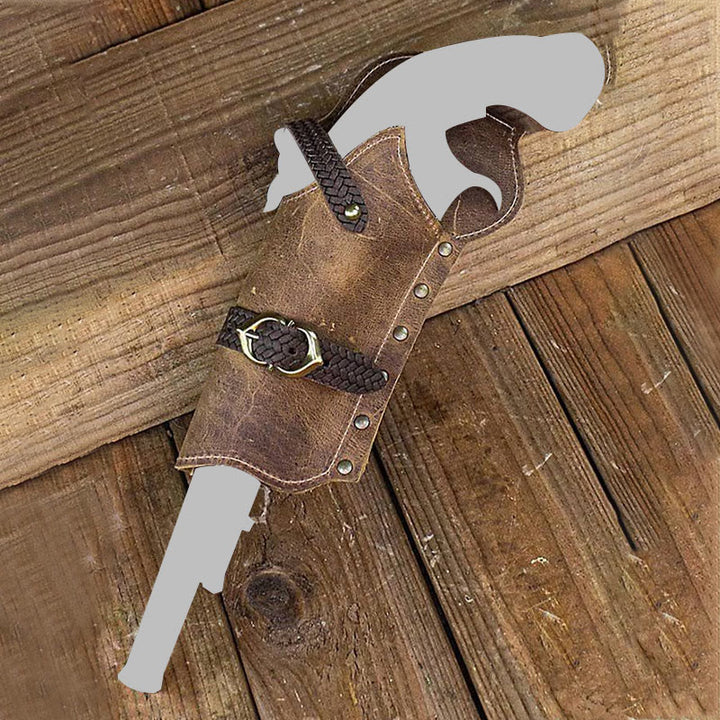 Punk Mittelalter Vintage Leder Holster Outdoor Tragbare Cosplay Prop