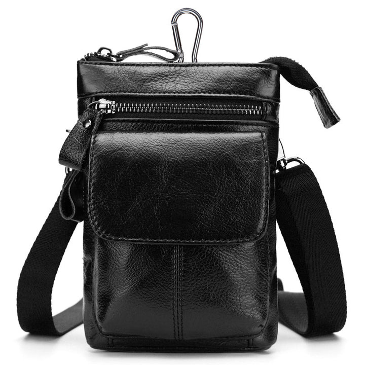 Multifunktions-Gürteltasche aus Leder für Herren 