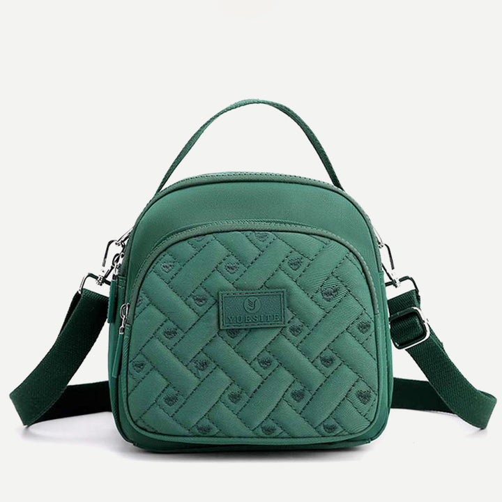 Funktionelle Damen-Geldbörse, leichter, geräumiger Umhängetasche aus Nylon, Mini-Rucksack