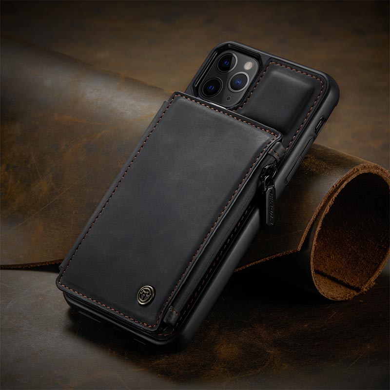 2 IN 1 Anti-Diebstahl RFID Telefon Tasche Brieftasche Smartphone Fall Kompatibel mit iPhone