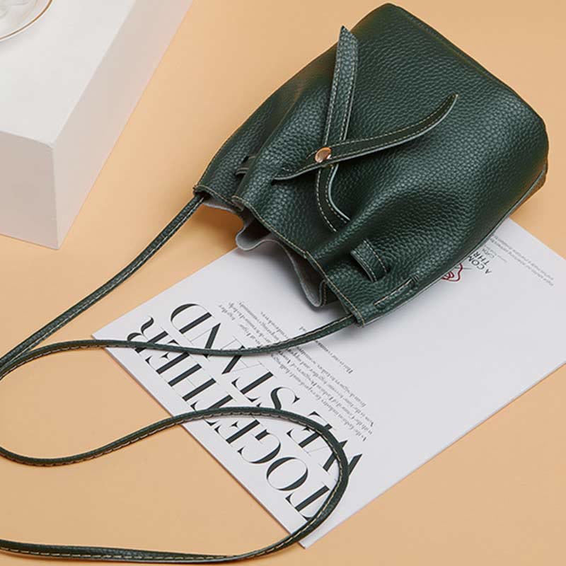 Umhängetasche für Damen aus PU-Leder, minimalistische Schultertasche für den täglichen Gebrauch